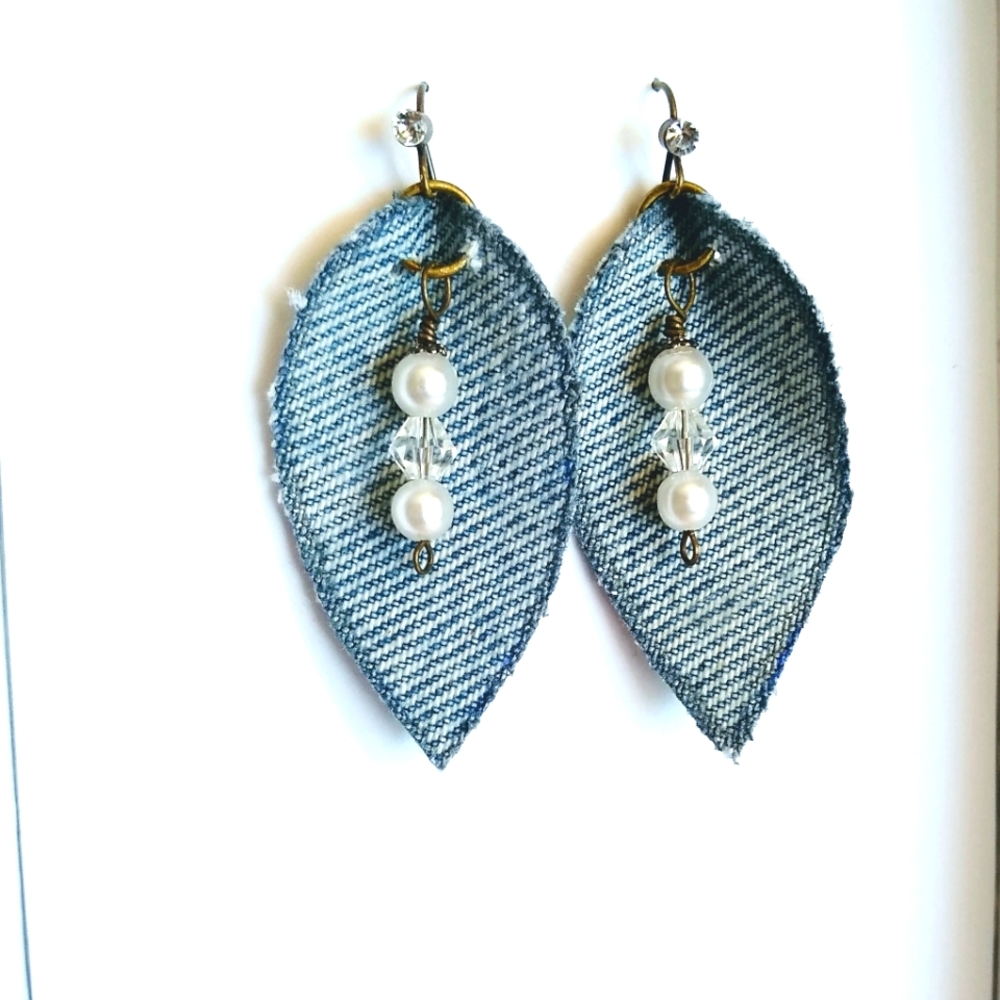 Blue Jeans Night Earrings